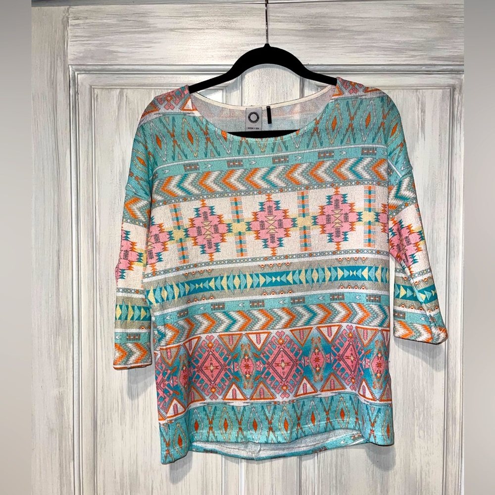 Akemi + Kin Geometric Sweater